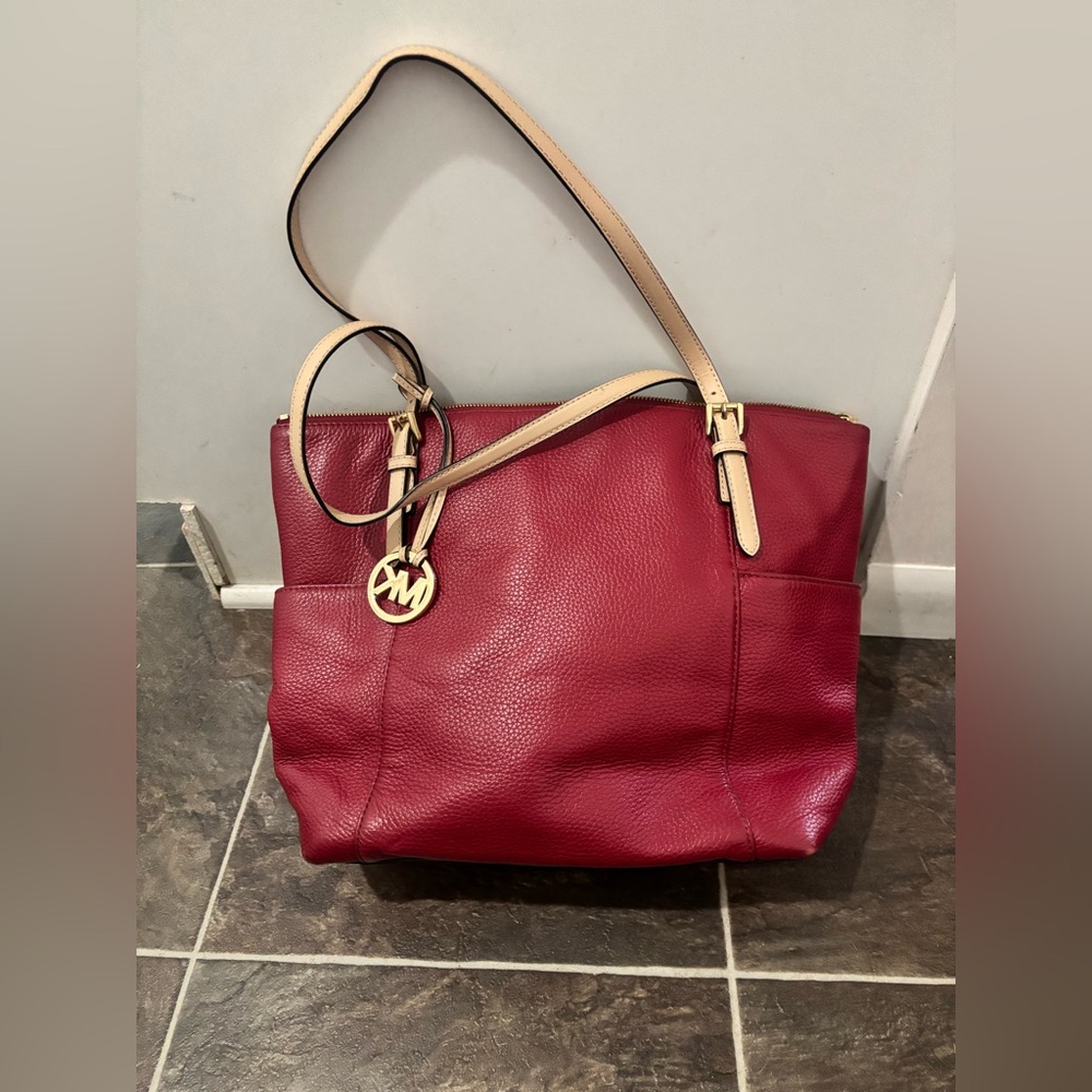 Michael Kors Large Leather Tote Bag